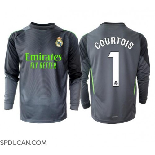 Muški Nogometni Dres Real Madrid Thibaut Courtois #1 Golmanski Rezervni 2025-26 Dugi Rukav